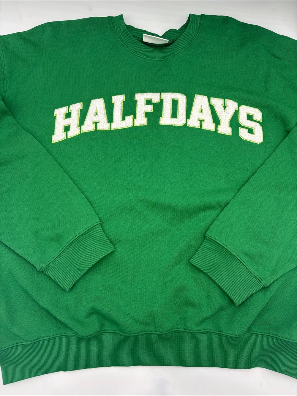 Halfdays Logo Sweatshirt in Verdant